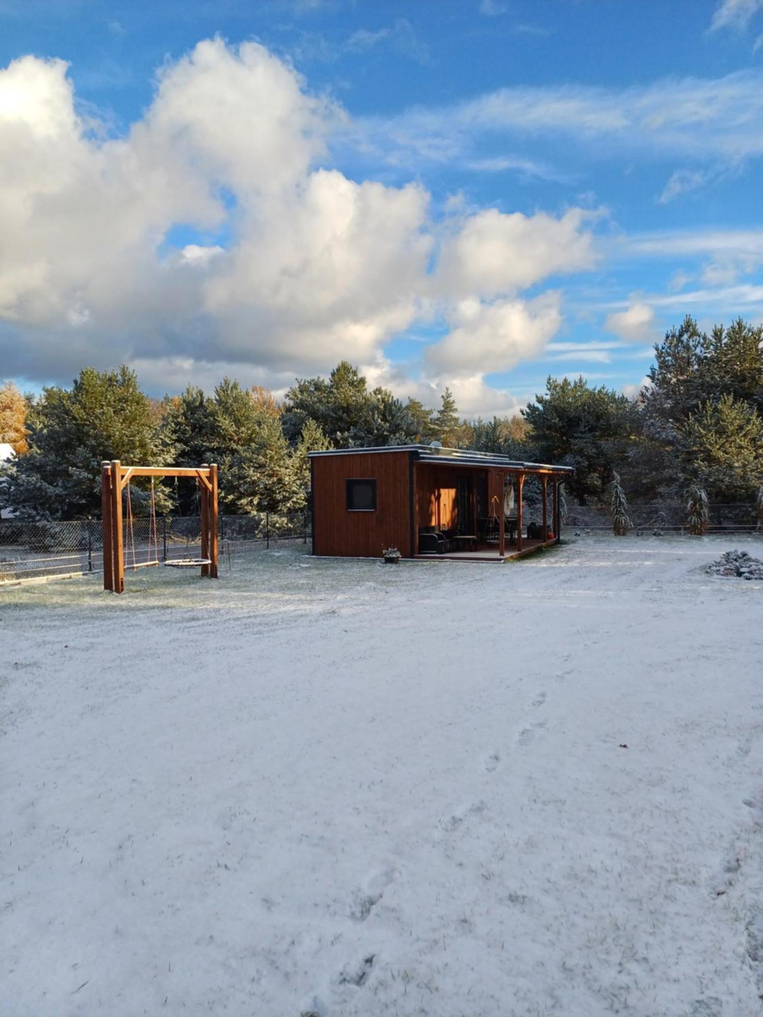Westfalowachatka Domek Z Jacuzzi Sasino Bagian luar foto