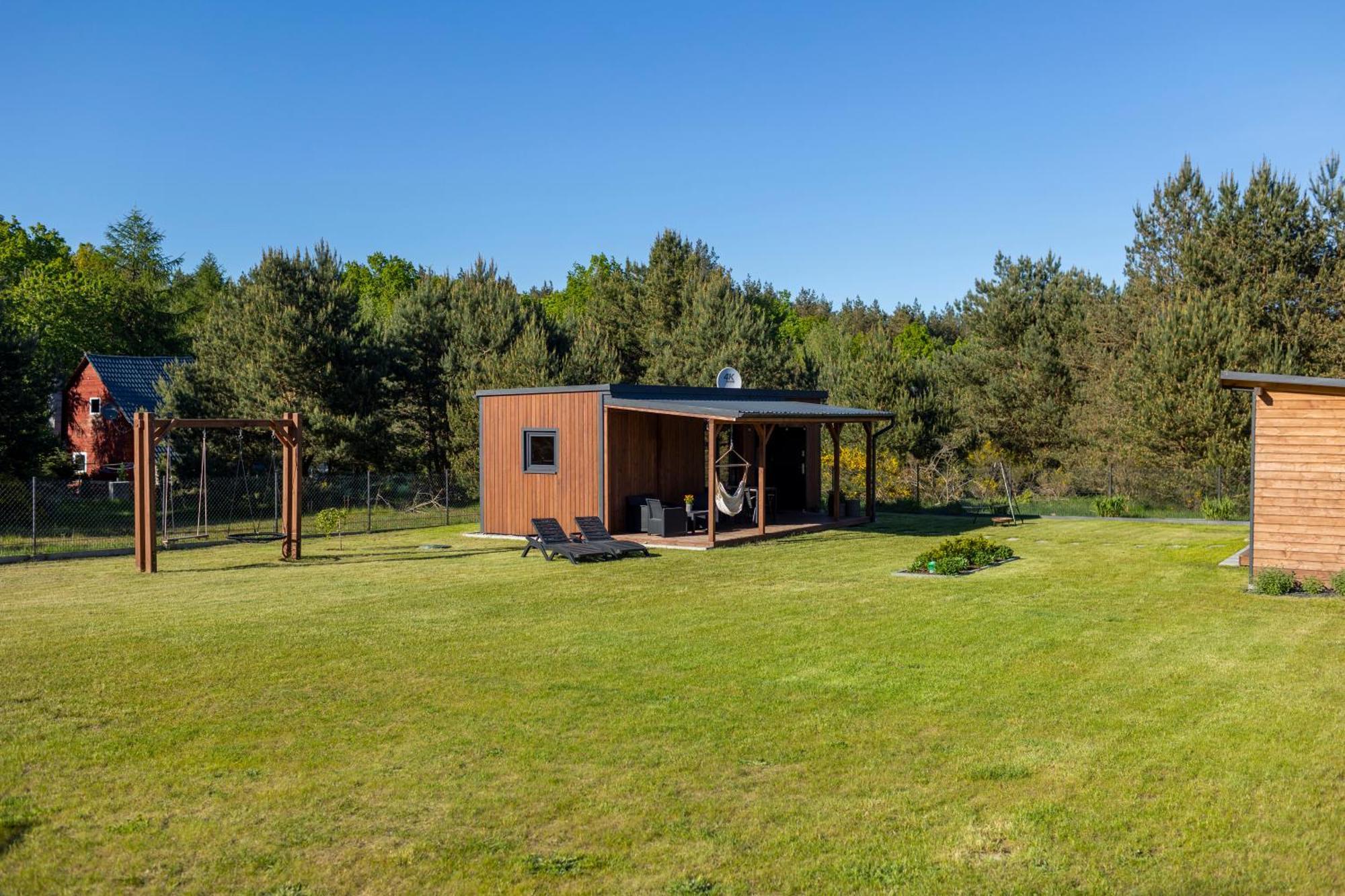 Westfalowachatka Domek Z Jacuzzi Sasino Bagian luar foto